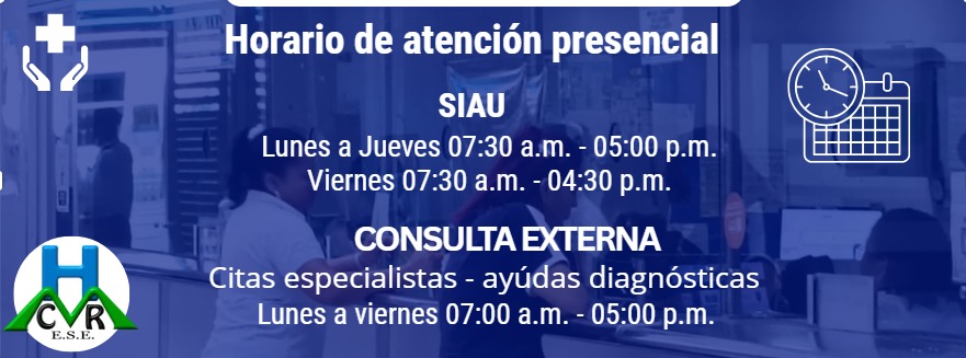 HORARIO ATENCIÓN PRESENCIAL SIAU
